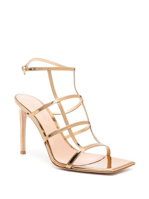 Sandalo con lacci oro Gianvito Rossi | G3242795RICMETMEKO